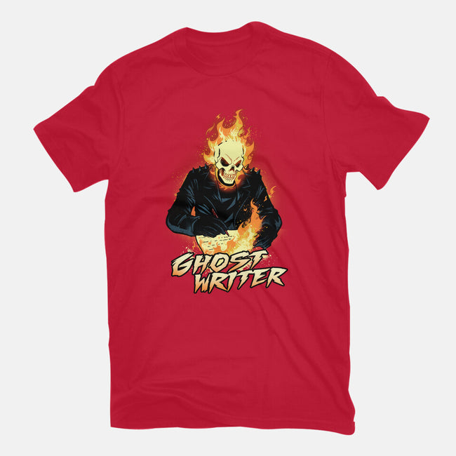 The Ghost Writer-Womens-Fitted-Tee-dandingeroz
