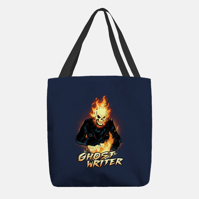 The Ghost Writer-None-Basic Tote-Bag-dandingeroz