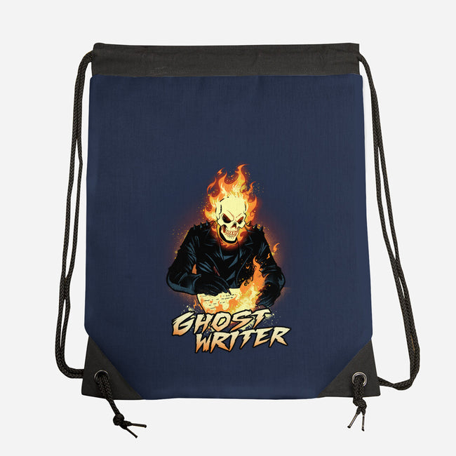 The Ghost Writer-None-Drawstring-Bag-dandingeroz