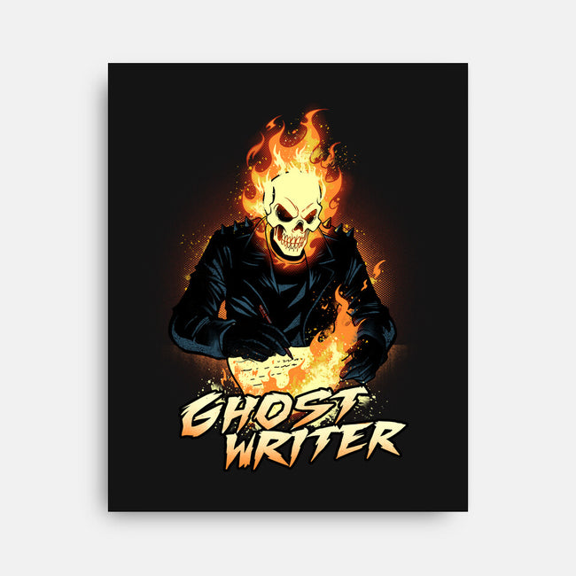 The Ghost Writer-None-Stretched-Canvas-dandingeroz