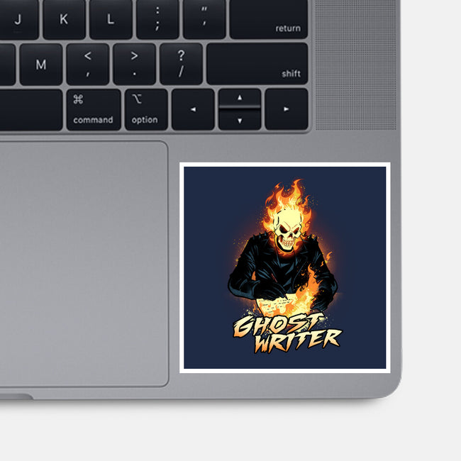 The Ghost Writer-None-Glossy-Sticker-dandingeroz