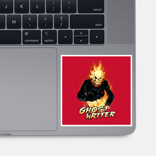The Ghost Writer-None-Glossy-Sticker-dandingeroz