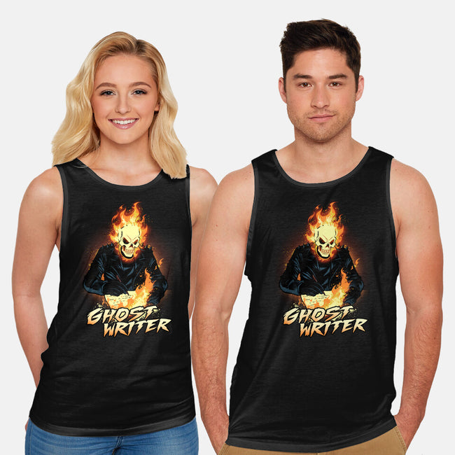 The Ghost Writer-Unisex-Basic-Tank-dandingeroz