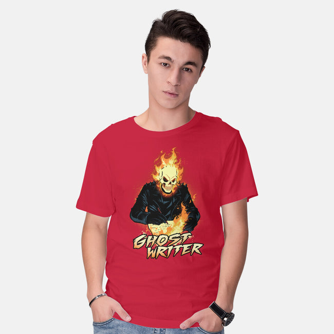 The Ghost Writer-Mens-Basic-Tee-dandingeroz