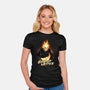 The Ghost Writer-Womens-Fitted-Tee-dandingeroz