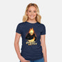 The Ghost Writer-Womens-Fitted-Tee-dandingeroz