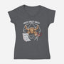 Rocky Paper Scissors-Womens-V-Neck-Tee-dandingeroz