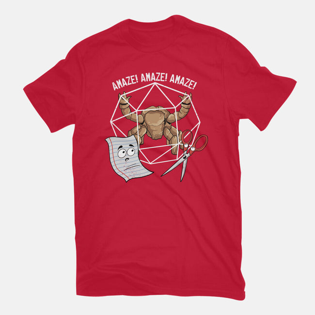 Rocky Paper Scissors-Unisex-Basic-Tee-dandingeroz