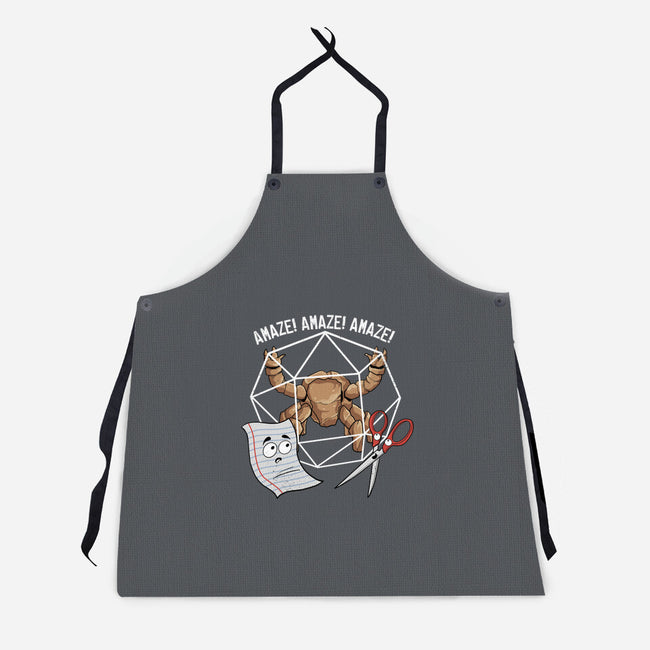 Rocky Paper Scissors-Unisex-Kitchen-Apron-dandingeroz