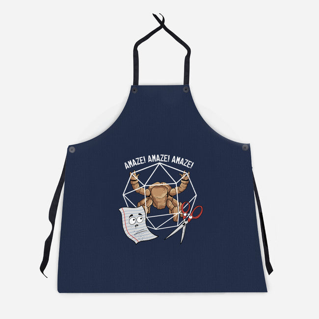 Rocky Paper Scissors-Unisex-Kitchen-Apron-dandingeroz
