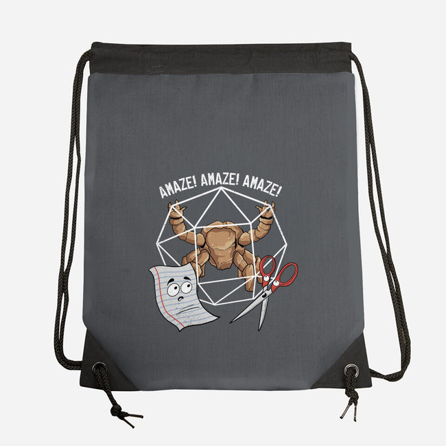 Rocky Paper Scissors-None-Drawstring-Bag-dandingeroz