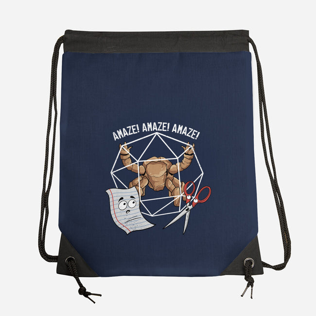 Rocky Paper Scissors-None-Drawstring-Bag-dandingeroz