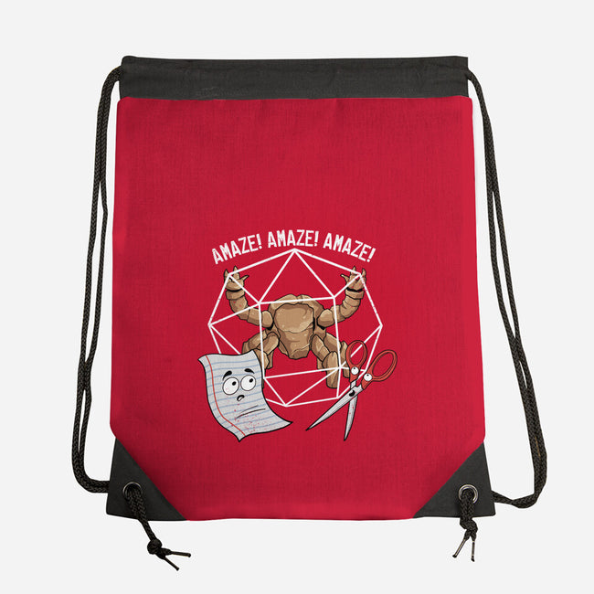 Rocky Paper Scissors-None-Drawstring-Bag-dandingeroz