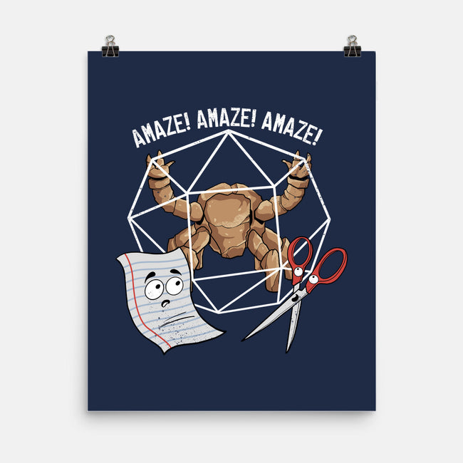 Rocky Paper Scissors-None-Matte-Poster-dandingeroz