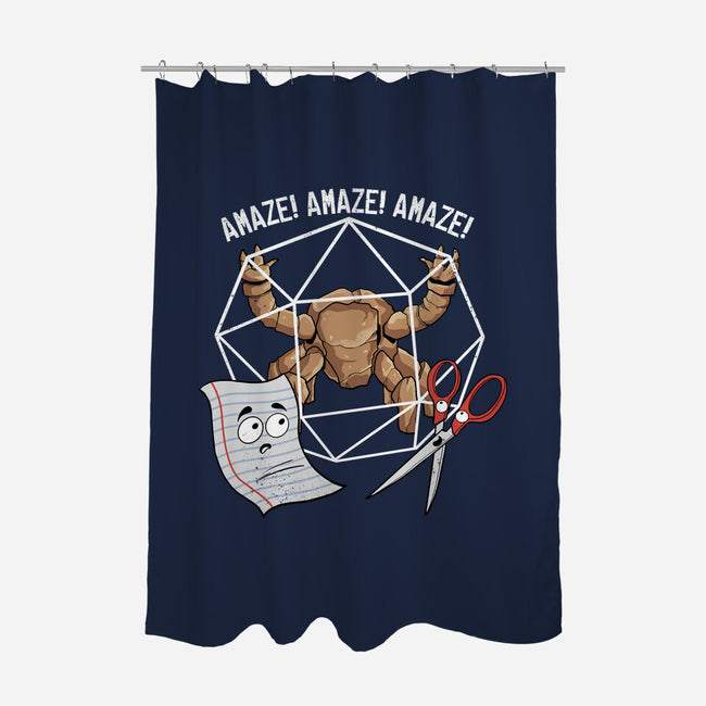 Rocky Paper Scissors-None-Polyester-Shower Curtain-dandingeroz