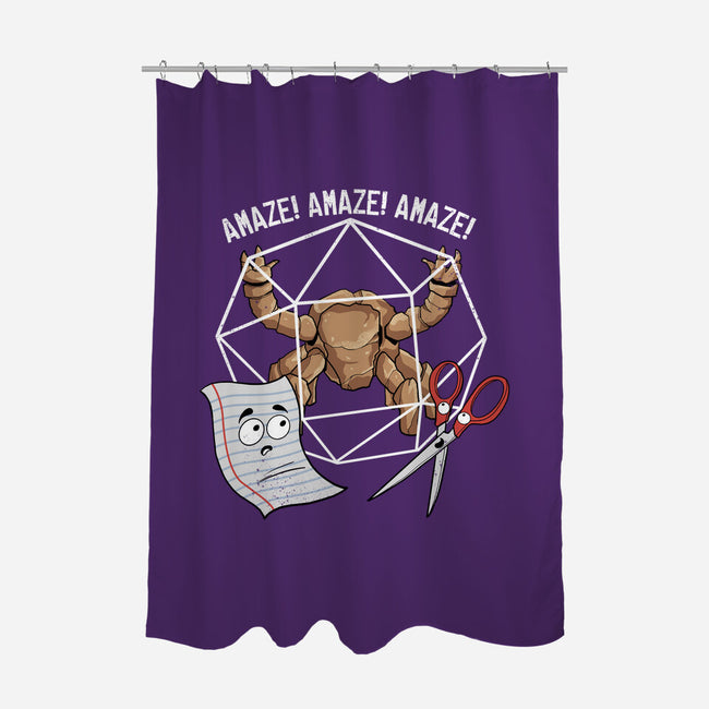 Rocky Paper Scissors-None-Polyester-Shower Curtain-dandingeroz