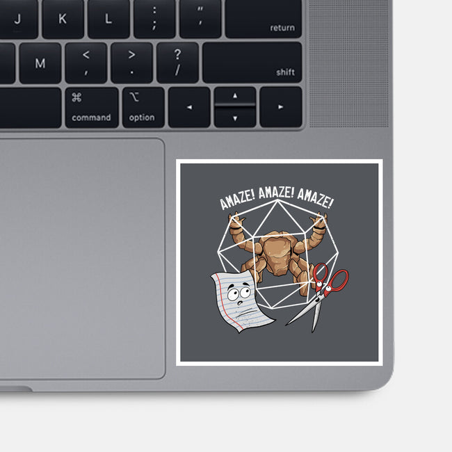 Rocky Paper Scissors-None-Glossy-Sticker-dandingeroz