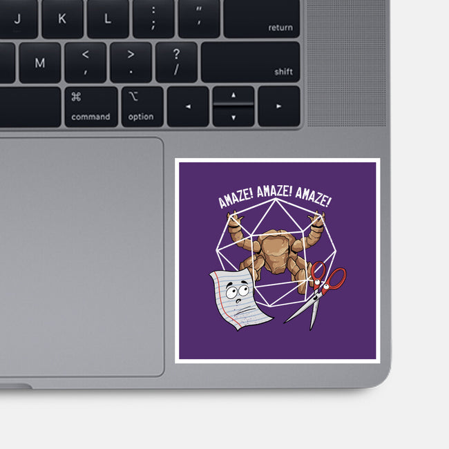 Rocky Paper Scissors-None-Glossy-Sticker-dandingeroz