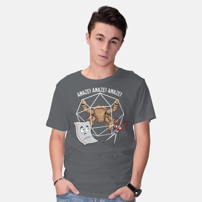 Rocky Paper Scissors-Mens-Basic-Tee-dandingeroz