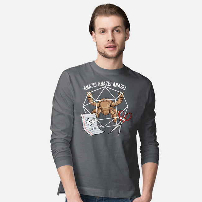 Rocky Paper Scissors-Mens-Long Sleeved-Tee-dandingeroz