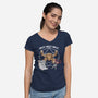 Rocky Paper Scissors-Womens-V-Neck-Tee-dandingeroz
