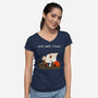 Good Grief Ithaca-Womens-V-Neck-Tee-Mattania