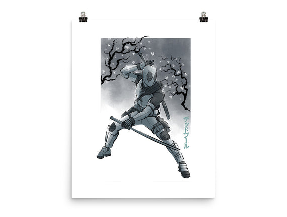Grey Vigilante Sumi-E