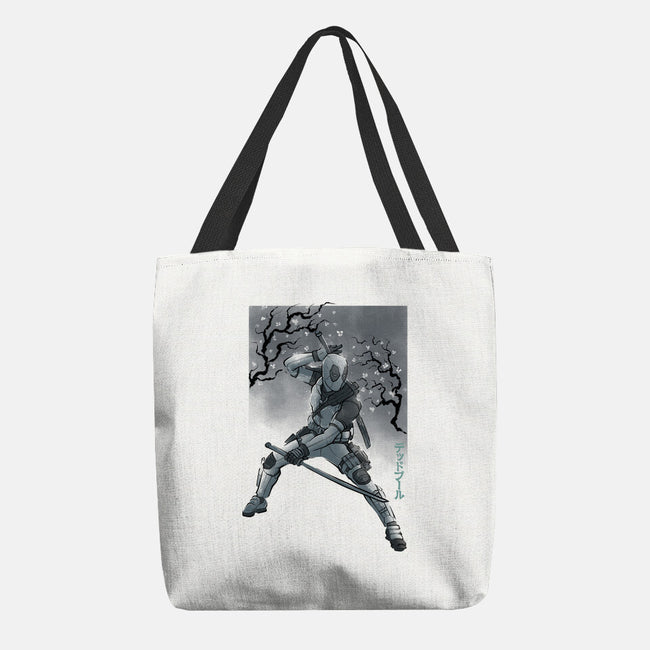 Grey Vigilante Sumi-E-None-Basic Tote-Bag-Astrobot Invention