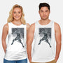 Grey Vigilante Sumi-E-Unisex-Basic-Tank-Astrobot Invention