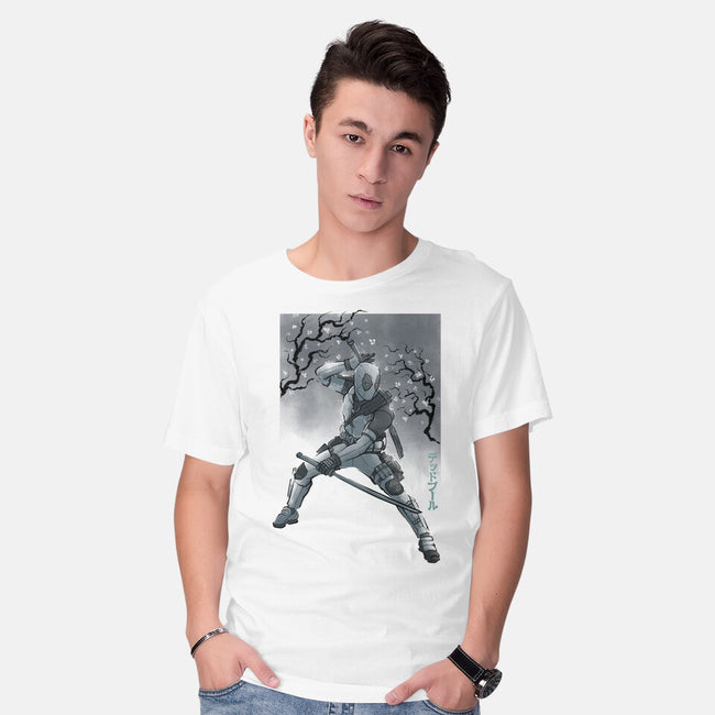 Grey Vigilante Sumi-E-Mens-Basic-Tee-Astrobot Invention