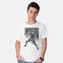 Grey Vigilante Sumi-E-Mens-Basic-Tee-Astrobot Invention