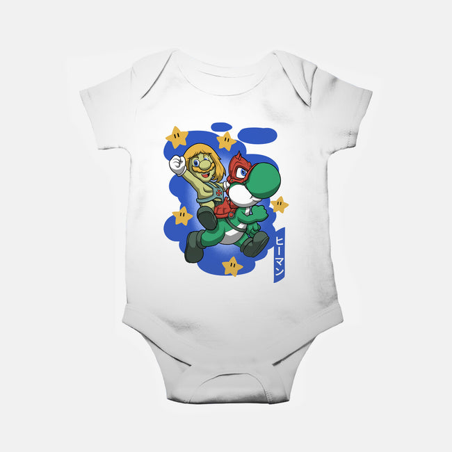 Mushroom Master-Baby-Basic-Onesie-Astrobot Invention