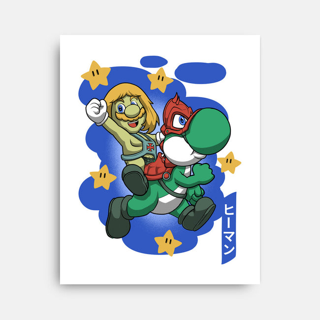 Mushroom Master-None-Stretched-Canvas-Astrobot Invention