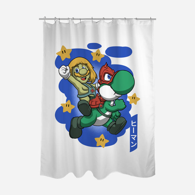 Mushroom Master-None-Polyester-Shower Curtain-Astrobot Invention