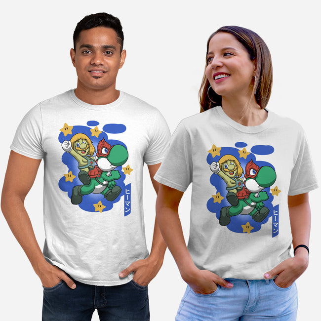 Mushroom Master-Unisex-Basic-Tee-Astrobot Invention