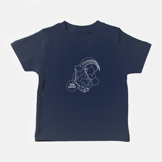 The Goat Astrological Sign-Baby-Basic-Tee-tobefonseca