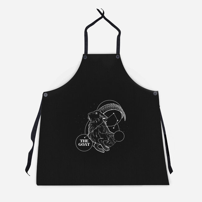 The Goat Astrological Sign-Unisex-Kitchen-Apron-tobefonseca