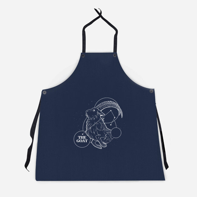 The Goat Astrological Sign-Unisex-Kitchen-Apron-tobefonseca