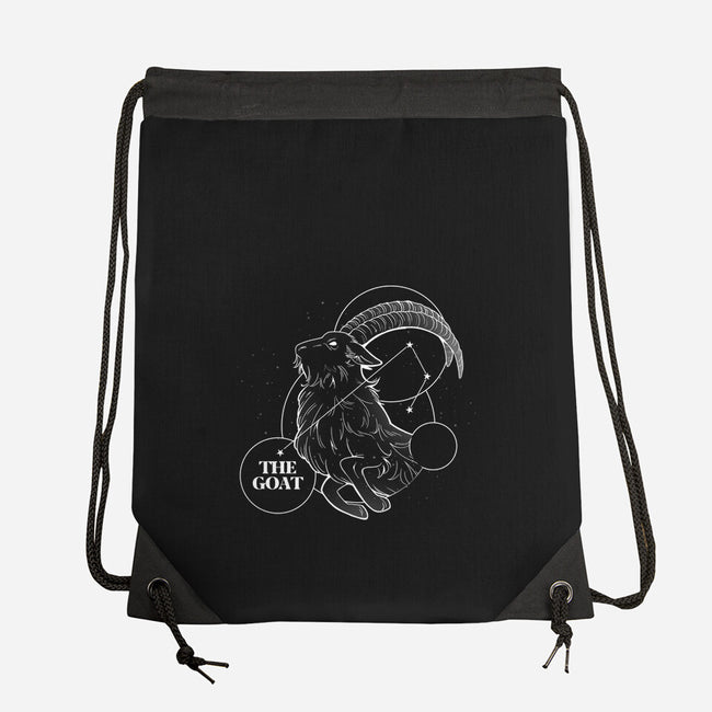 The Goat Astrological Sign-None-Drawstring-Bag-tobefonseca