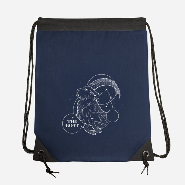The Goat Astrological Sign-None-Drawstring-Bag-tobefonseca