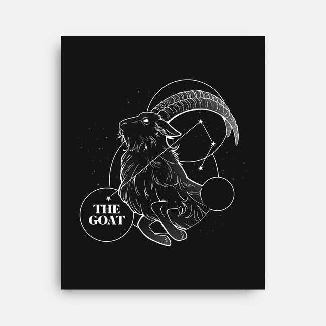 The Goat Astrological Sign-None-Stretched-Canvas-tobefonseca