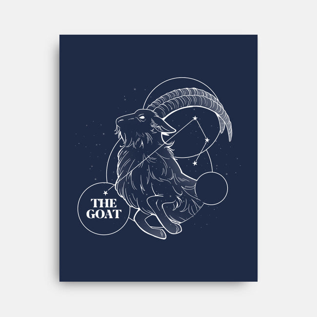 The Goat Astrological Sign-None-Stretched-Canvas-tobefonseca