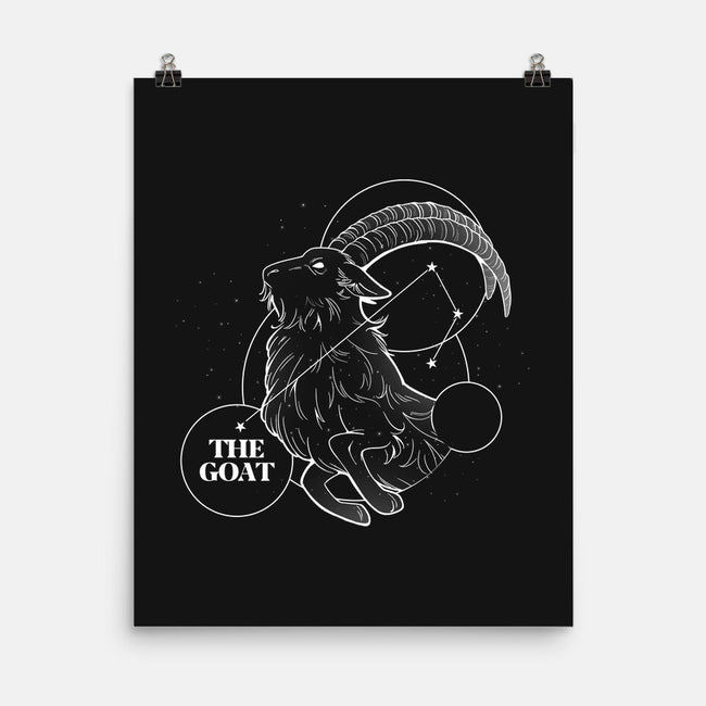 The Goat Astrological Sign-None-Matte-Poster-tobefonseca