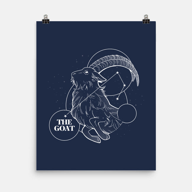 The Goat Astrological Sign-None-Matte-Poster-tobefonseca
