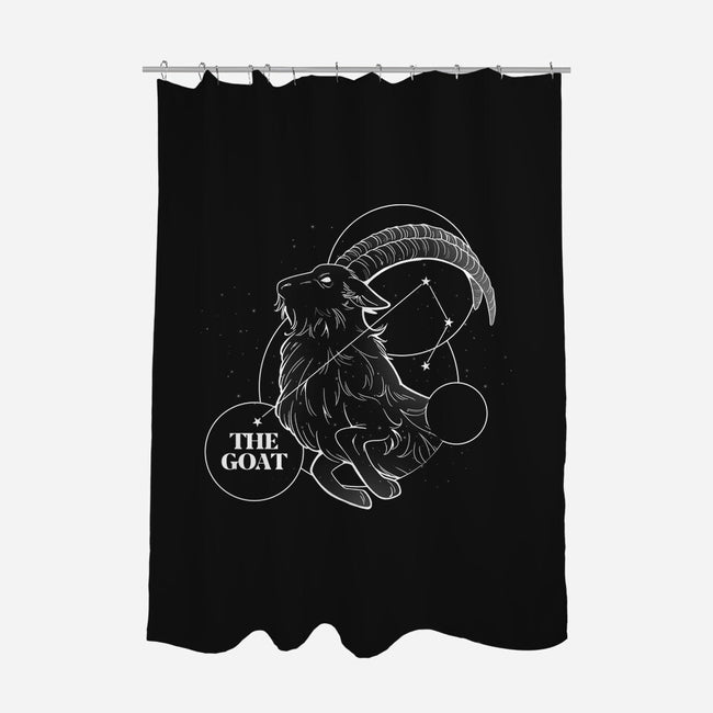 The Goat Astrological Sign-None-Polyester-Shower Curtain-tobefonseca