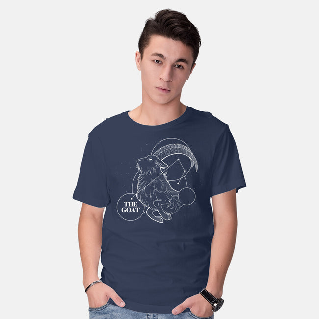 The Goat Astrological Sign-Mens-Basic-Tee-tobefonseca