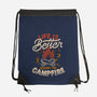 Life Is Better Around The Campfire-None-Drawstring-Bag-tobefonseca