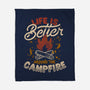 Life Is Better Around The Campfire-None-Fleece-Blanket-tobefonseca