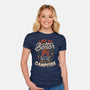 Life Is Better Around The Campfire-Womens-Fitted-Tee-tobefonseca