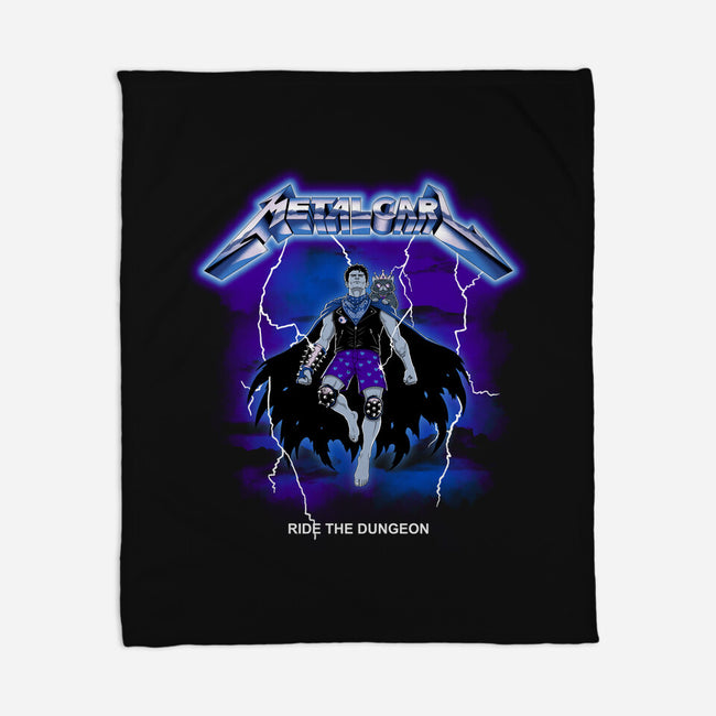 Metal Carl-None-Fleece-Blanket-retrodivision